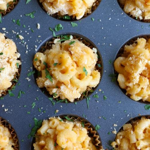 Super Easy Macaroni and Cheese Muffins • Hip Foodie Mom