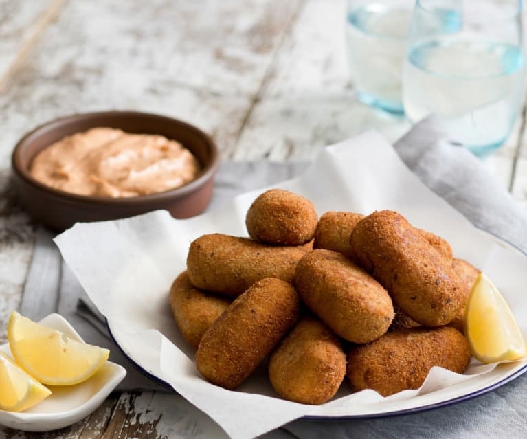Jalapeño and corn croquettes with chipotle mayonnaise - Cookidoo® – the  official Thermomix® recipe platform
