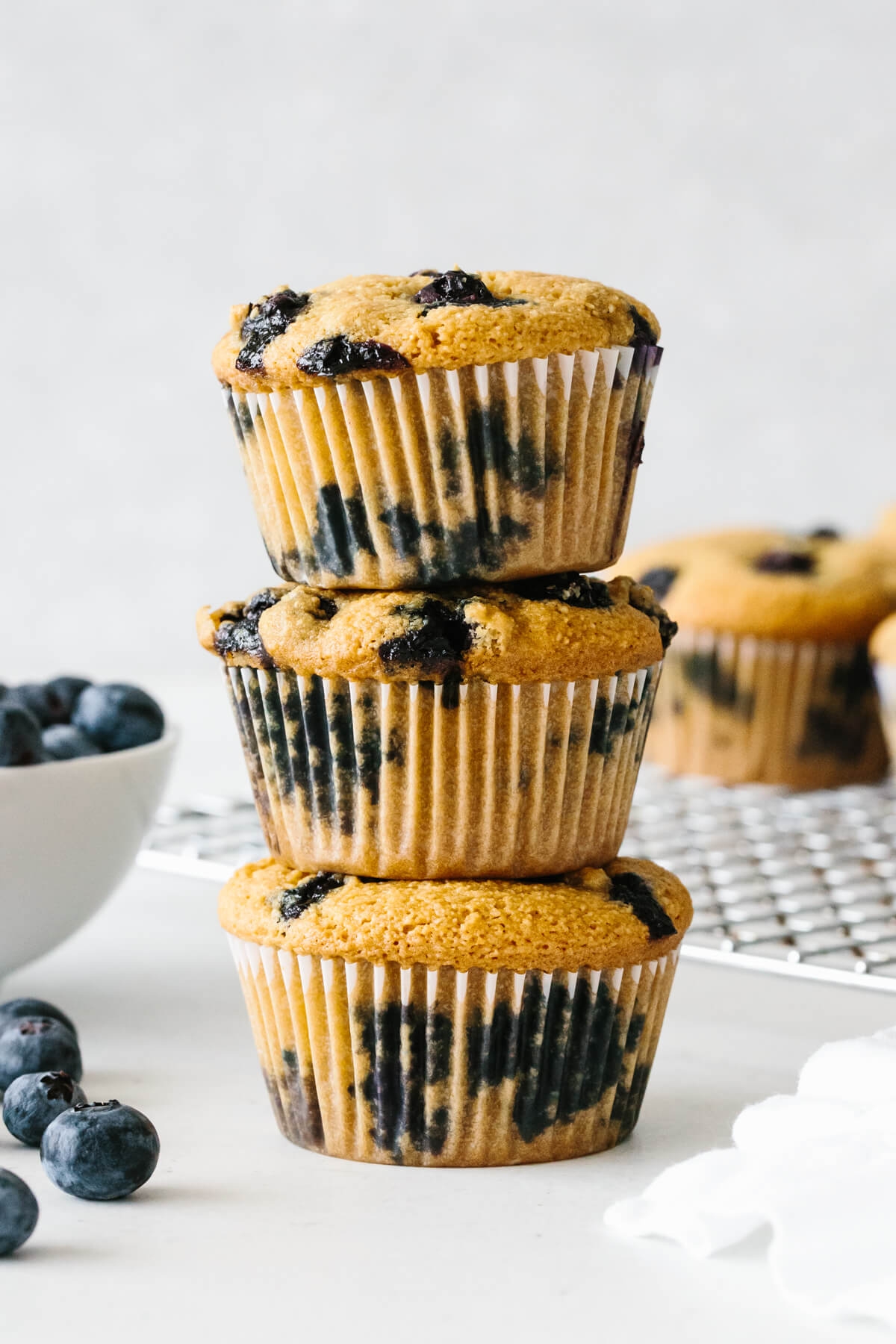 Paleo Blueberry Muffins (Healthy Blueberry Muffins) - Downshiftology