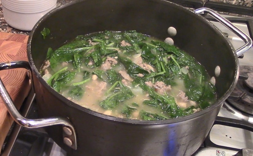 Sausage, White Beans and Spinach Soup - Recipes