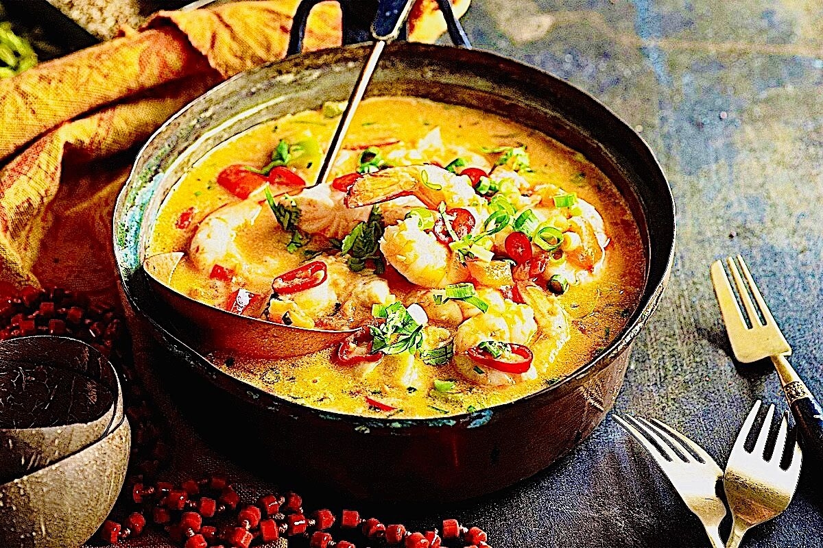 The Hirshon Brazilian Shrimp And Seafood Stew - Moqueca De Camarão E Peixe  - ✮ The Food Dictator ✮