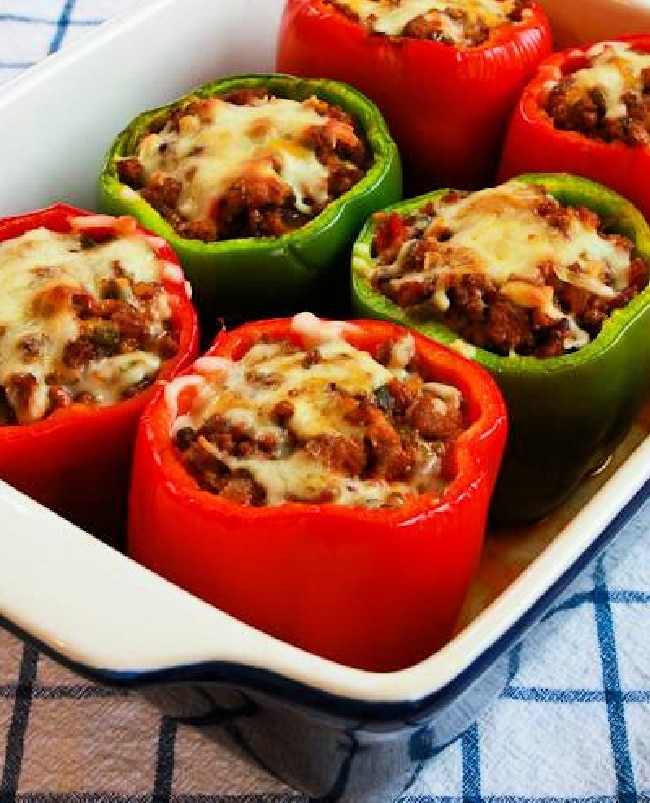 Stuffed Peppers with Italian Sausage and Ground Beef (Video) – Kalyn's  Kitchen